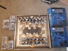 Eaglemoss Batman DC Comics Chess Set Complete with Board Magazines Extra Batman