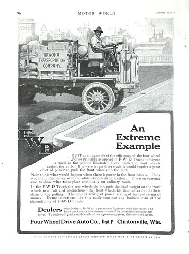 Four wheel drive auto 1917 - ,