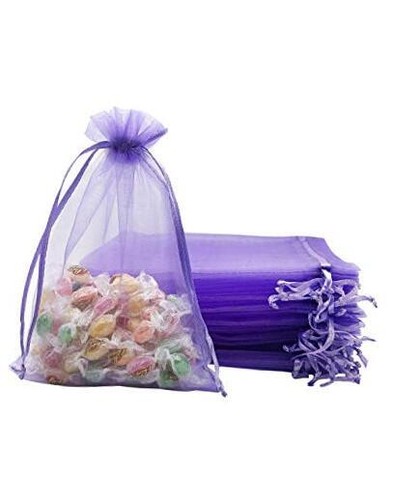 100pcs lavender organza bags - 100pcs,