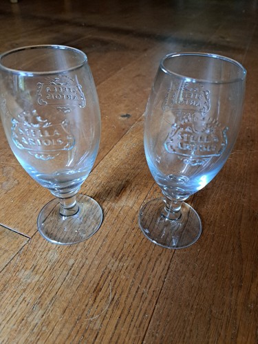 Stella artois glasses 18cm - stella, glasses,