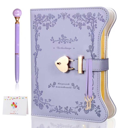 Diary with lock for - with, girls