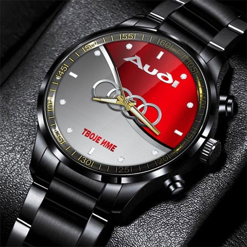 Audi black stainless steel - audi,