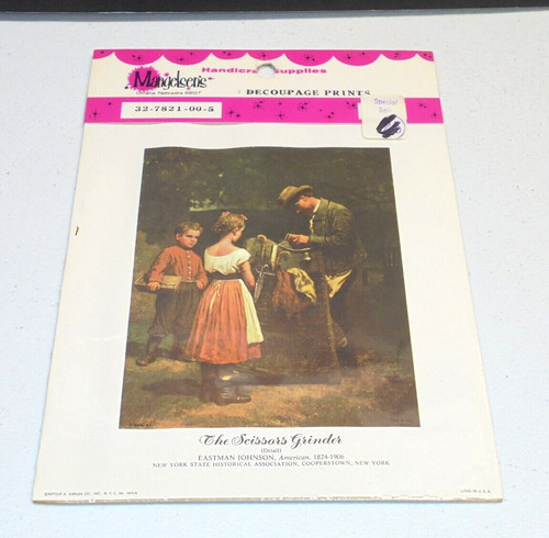 Vintage nos decoupage - nos,
