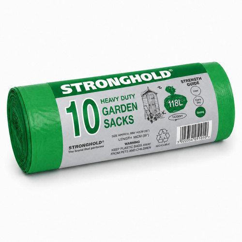Heavy duty green bin bags - heavy,