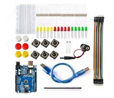 Arduino UNO R3 12-in-1 Kit - Programmable Starter Kit Breadboard, LED, Sensors,