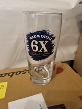 2 X Wadworth 6X Pint Glasses