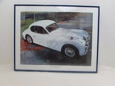 Signed Limited Edition Print "Shadow Jag" By Bill Stroud XK-140 MC Coupe