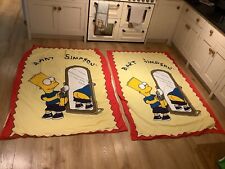 Vintage Simpsons Curtains 1997 Lined Large 69” x 51”