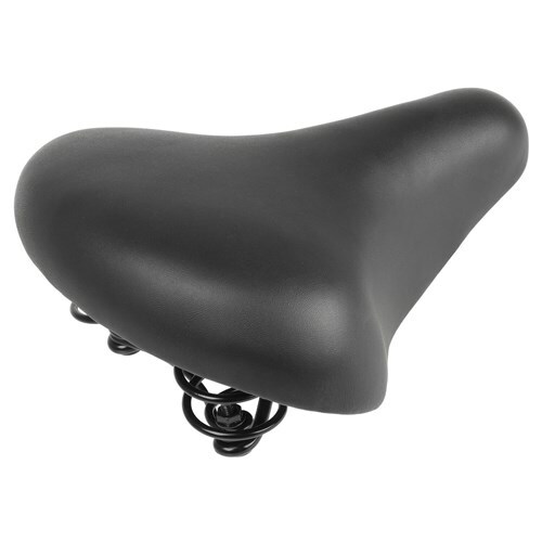 Comfort sprung bicycle saddle - sprung,