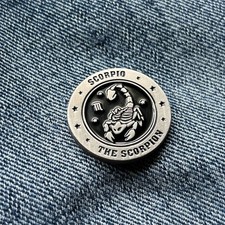 Scorpio Skull Zodiac Sign