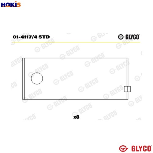 Connecting rod bearing - rod,