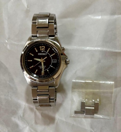 Seiko kinetic 100m black dial - kinetic,