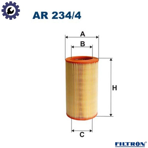 Air filter 234 for fiat - filter,