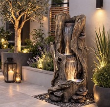 Alpine cascading waterfall - alpine,