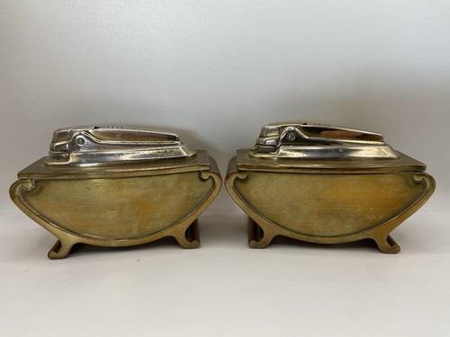 Vintage ronson brass - table, top