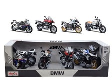 Maisto BMW Motorcycles Set of 4 Scale 1:12  Boxed