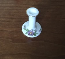 Coalport Miniature Bone China Candlestick 5cm Tall