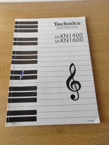 Owners manual technics kn1400 - owners,