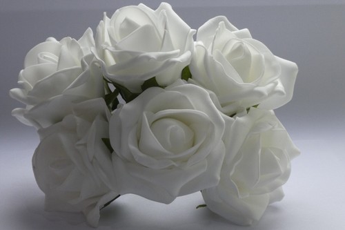 Artificial foam roses - 6,