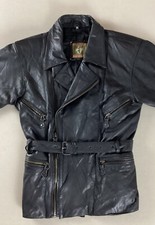 Vintage Leather Biker Jacket