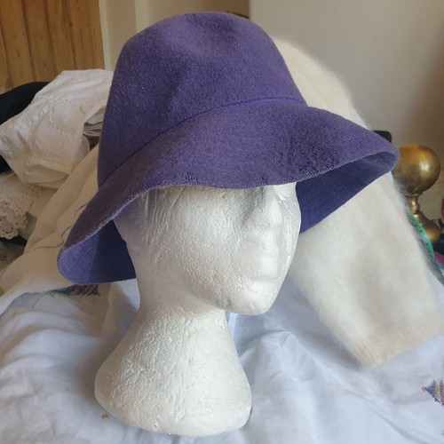 Vtg purple kangol - purple, fedora