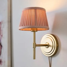 Dunelm Pink Polly Pleated 15cm