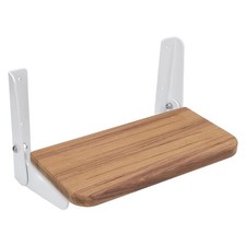 Teak Wood Folding Step Board Footrest for Boat Helm Marine Grade 305 by 158 mm