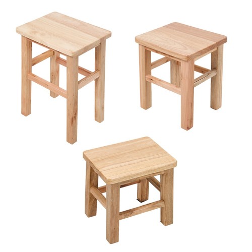 Wooden step stool low - stool,