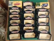 17 x  VANGUARDS  DAYS GONE EMPTY BOXES COMPLETE WITH PLASTIC INSERTS  VGC