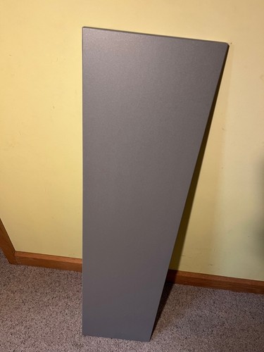 Slatwall wood shelf silver - slatwall,