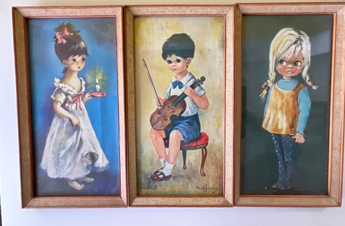Vintage 60s kitsch print big - vintage,