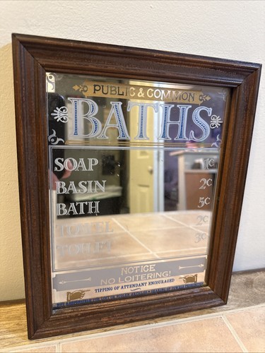 Vintage public common baths - &,