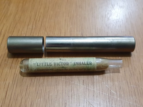 Vintage little victor inhaler - victor,