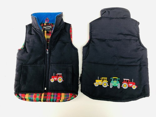 Child embroidered tractor - embroidered,