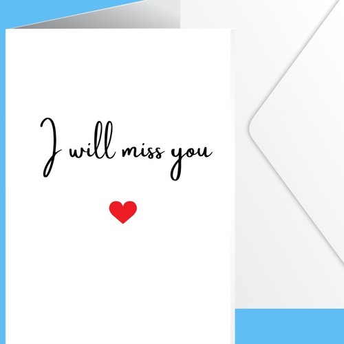 Miss you greeting - you,