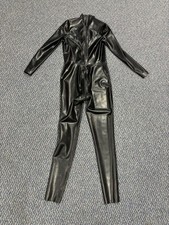 Latex Catsuit - Women’s- Black - In Good Used Condition - Size 8-10
