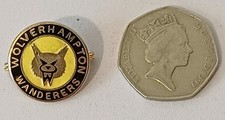 Wolverhampton Wanderers (Wolves) Coffer Enamel Football Badge
