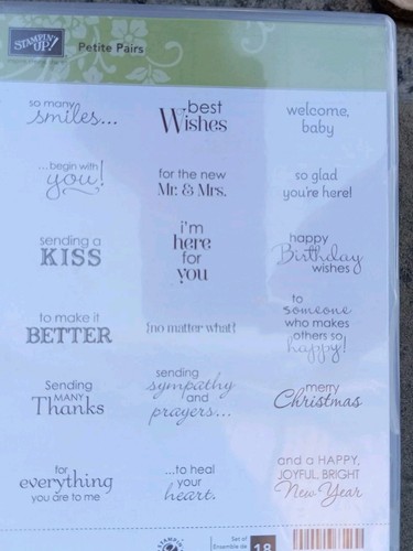 Stampin petit paris rubber - stampin,
