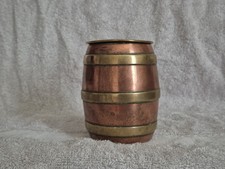 Copper And Brass Cooperd Style Barrel