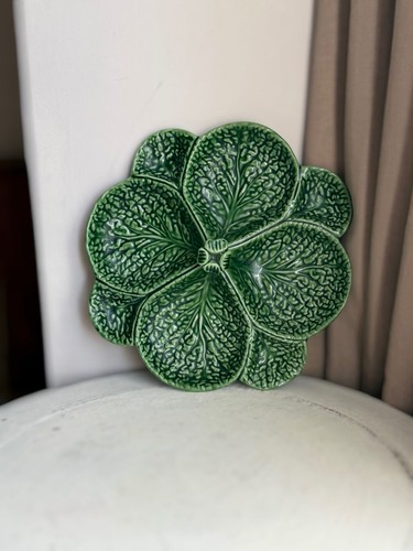 Vintage green majolica - vintage,