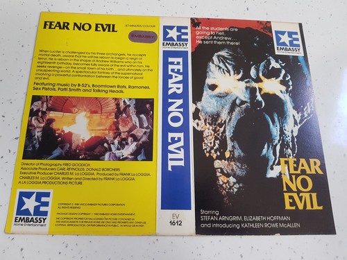 Fear evil vhs - , -vhs