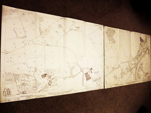Hertfordshire old map plan