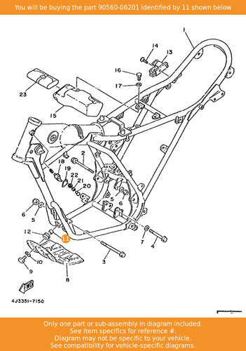 Yamaha spacer 90560 - yamaha, 90560-06201