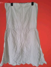 Vintage Or Antique Embroidered Cotton Slip / Chemise