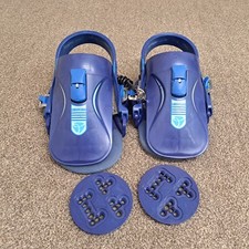 Burton Custom SI Snowboard Boot Bindings Blue