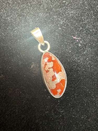 Mexican fire opal - fire, pendant