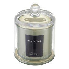 100% Soy Wax Scented Candle in Glass Bell Jar Long-Lasting Fragrance for Gift UK