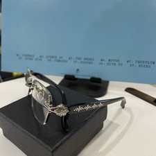 Y2K Chrome Hearts Sunglasses - Black/Grey     Brand New