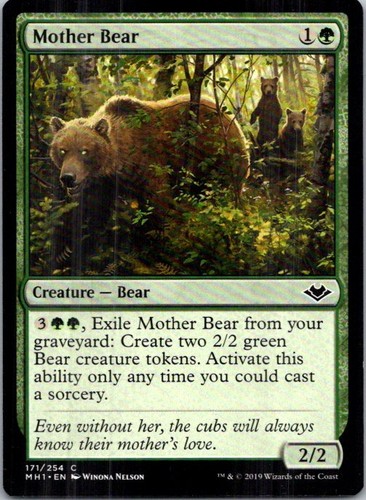 Mother bear modern horizons - bear,