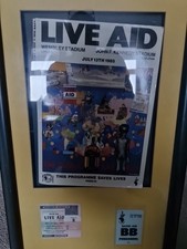 Live Aid Ticket Stub